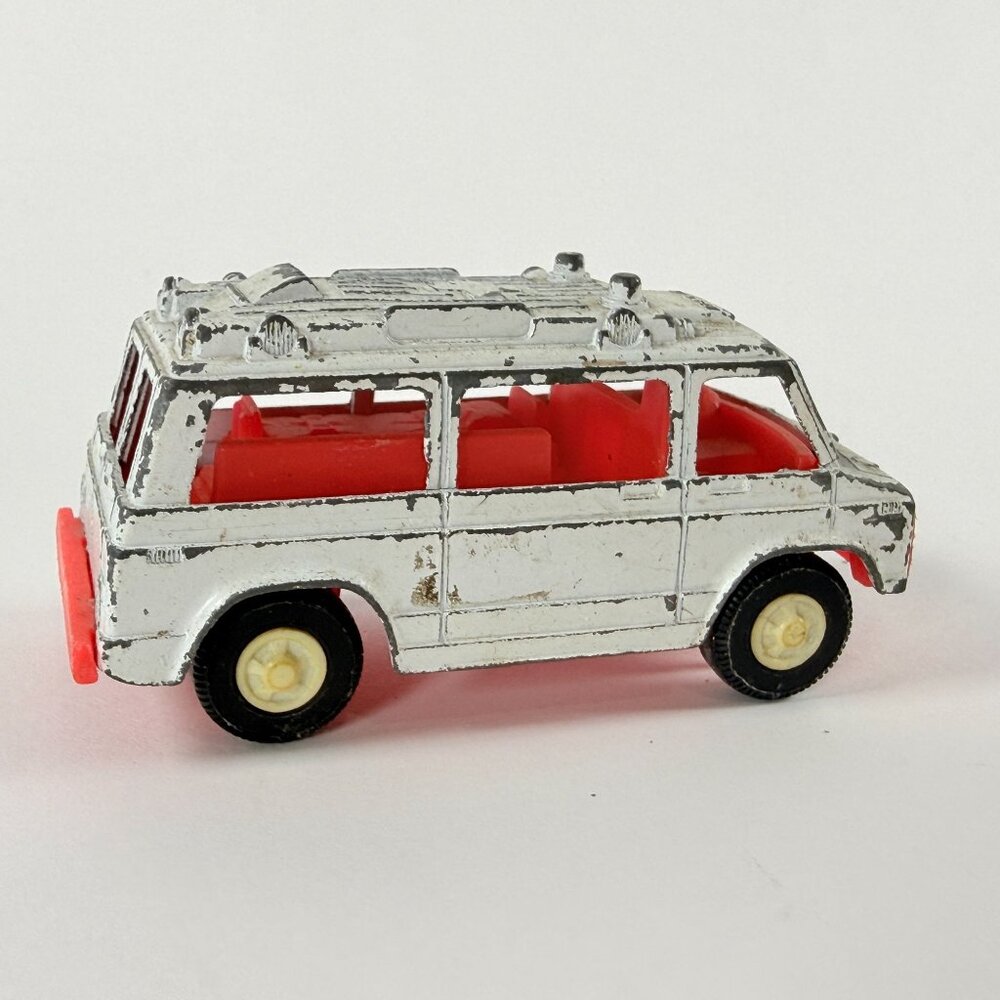 Vintage Tootsietoy Rescue Van Diecast Red White Toy Truck USA Old